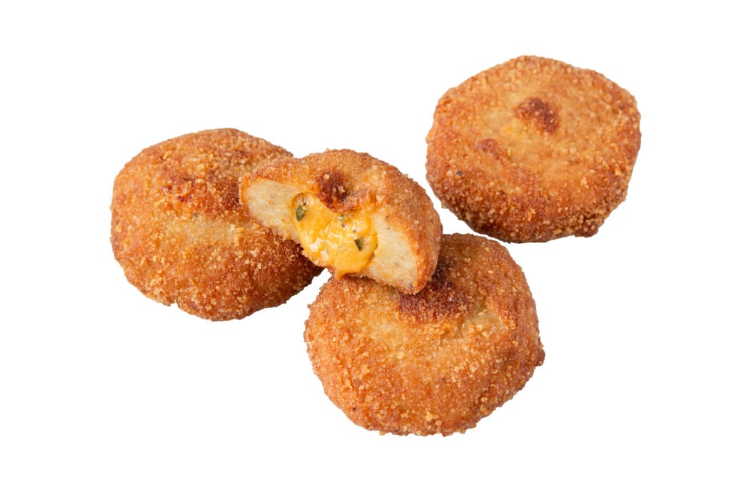 Fläskfärsbiff med paprika-ostfyllning panerad 80 g